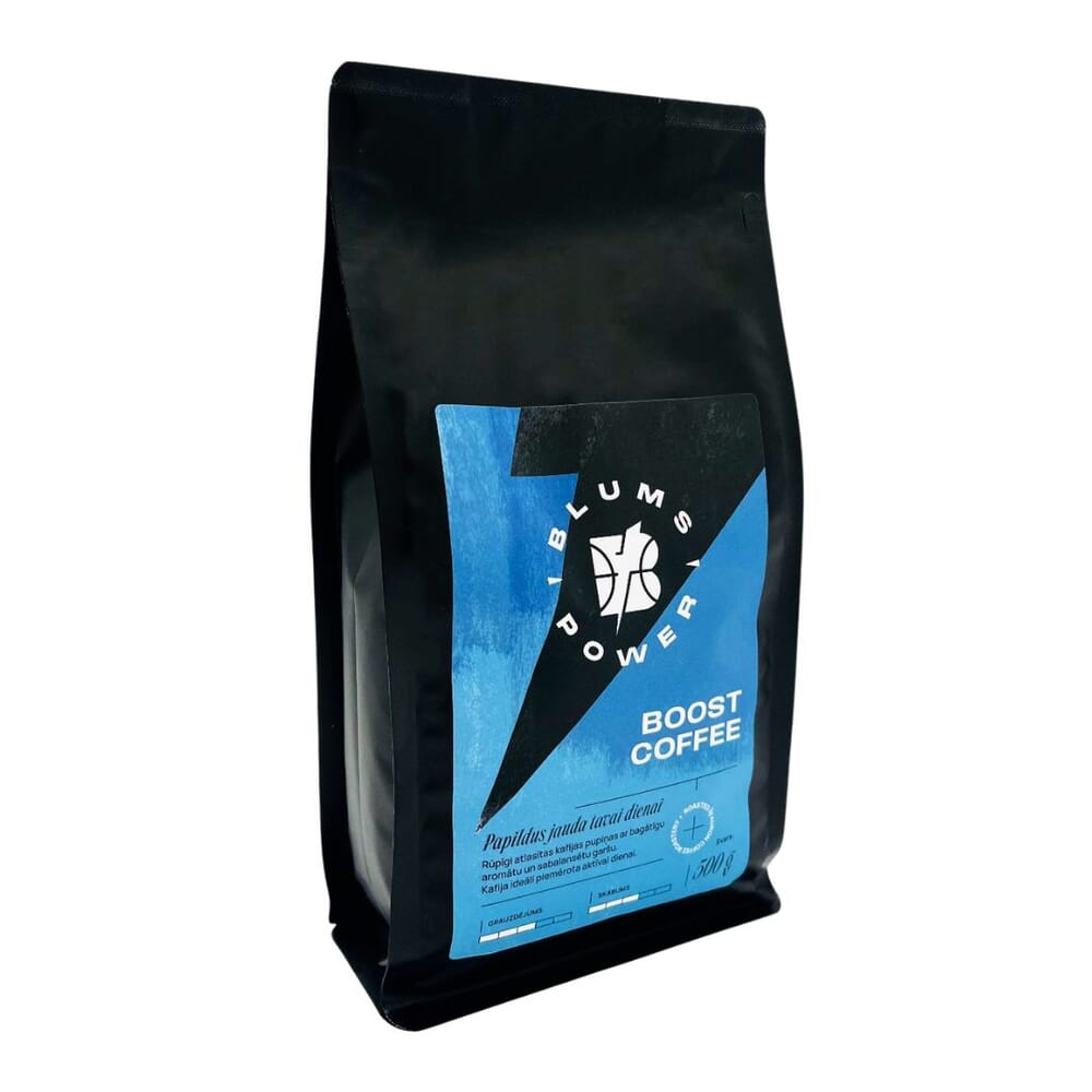 Kafija, pupiņu, Blums Power Boost, 500g - AURON COFFEE ROASTERY