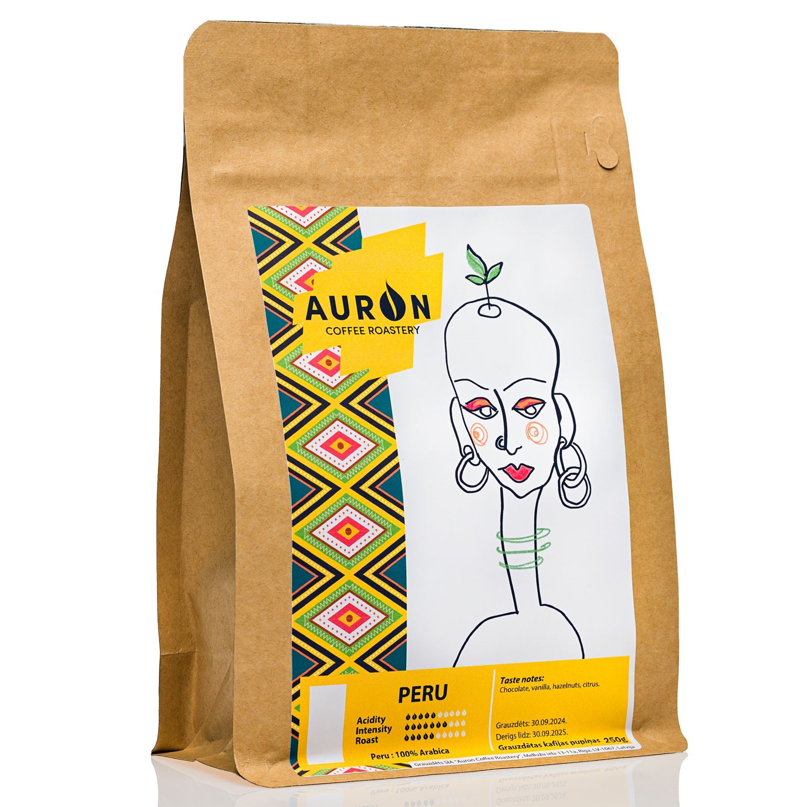 Kafijas pupiņas PERU - AURON COFFEE ROASTERY