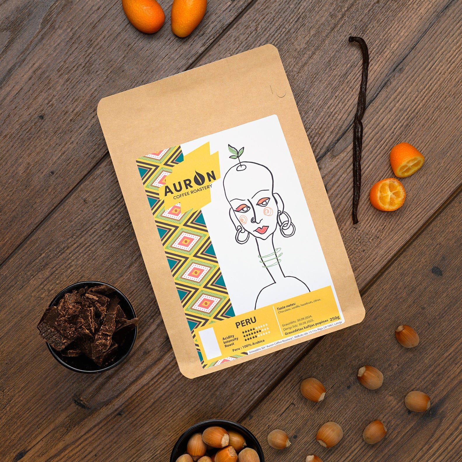 Kafijas pupiņas PERU - AURON COFFEE ROASTERY