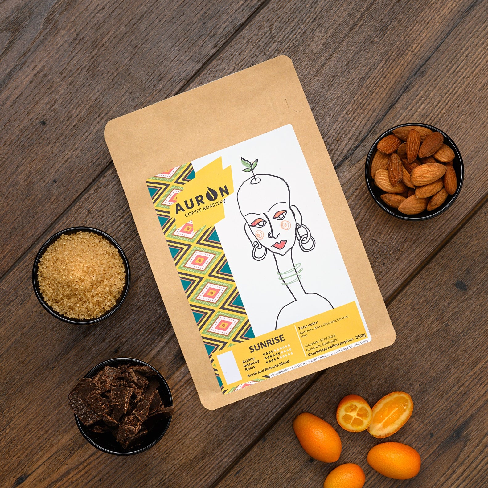 Kafijas pupiņas SUNRISE - AURON COFFEE ROASTERY