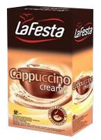 Kapučino La Festa ar krējuma garšu porcijās 12.5 gx10gab. - AURON COFFEE ROASTERY