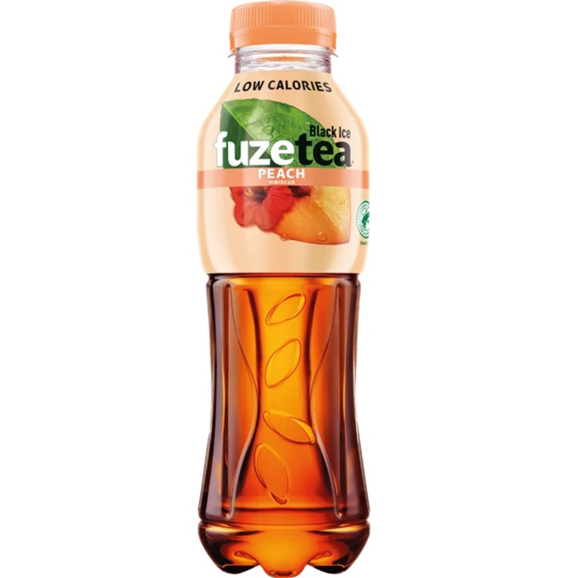 Ledus tēja Fuze Tea Peach Hibiscus 500ml - AURON COFFEE ROASTERY