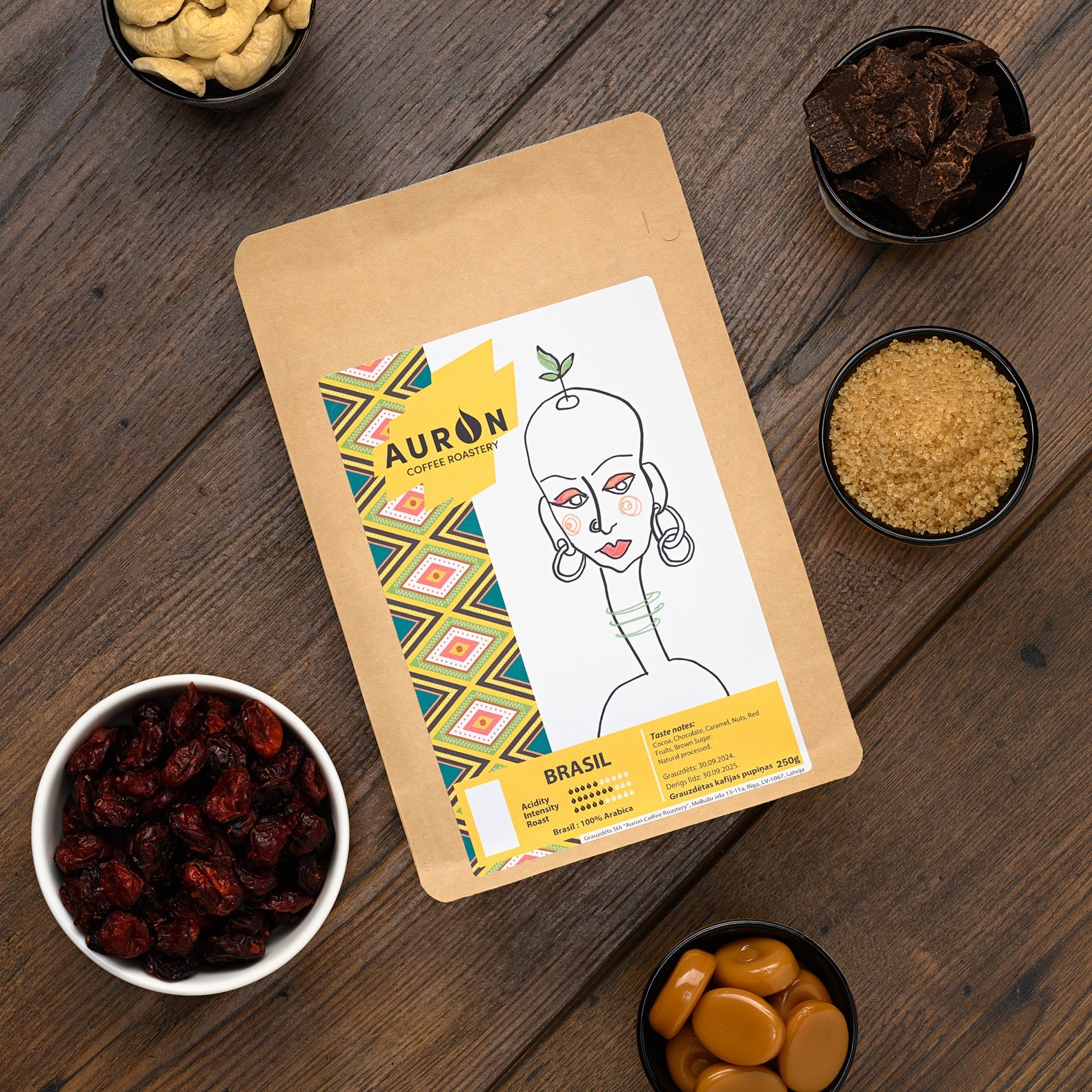 Maltā kafija Brasil Santos Sweet Harmony - AURON COFFEE ROASTERY