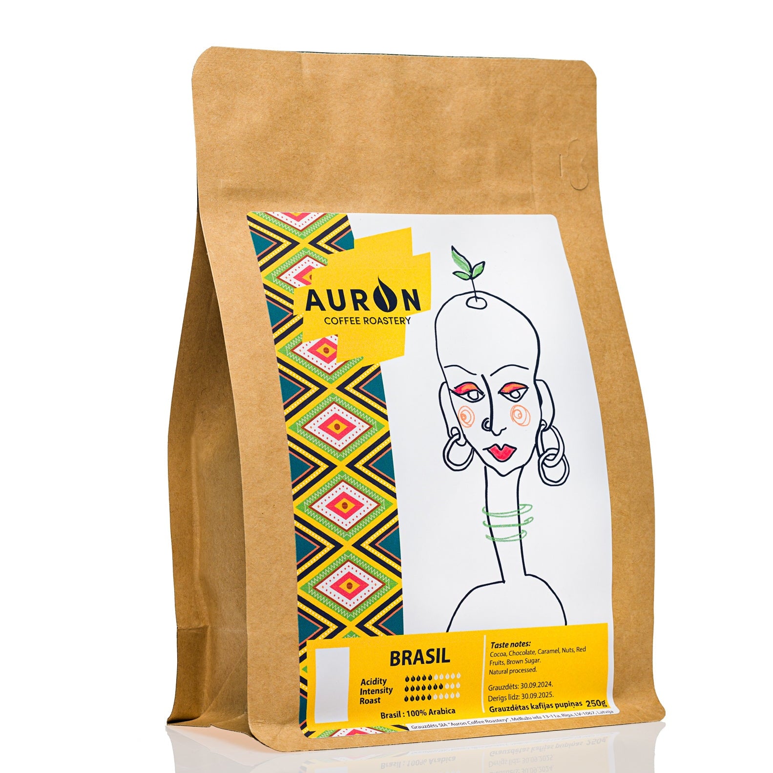 Maltā kafija Brasil Santos Sweet Harmony - AURON COFFEE ROASTERY
