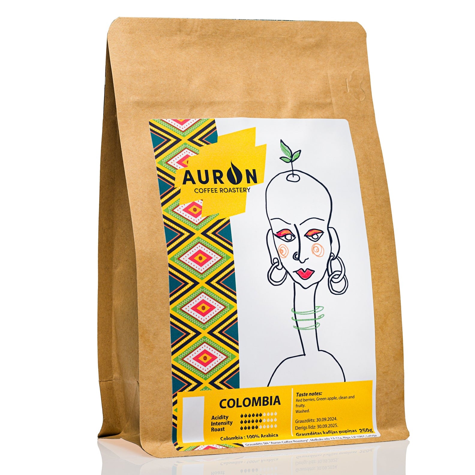 Maltā kafija COLOMBIA Excelso AAA - AURON COFFEE ROASTERY