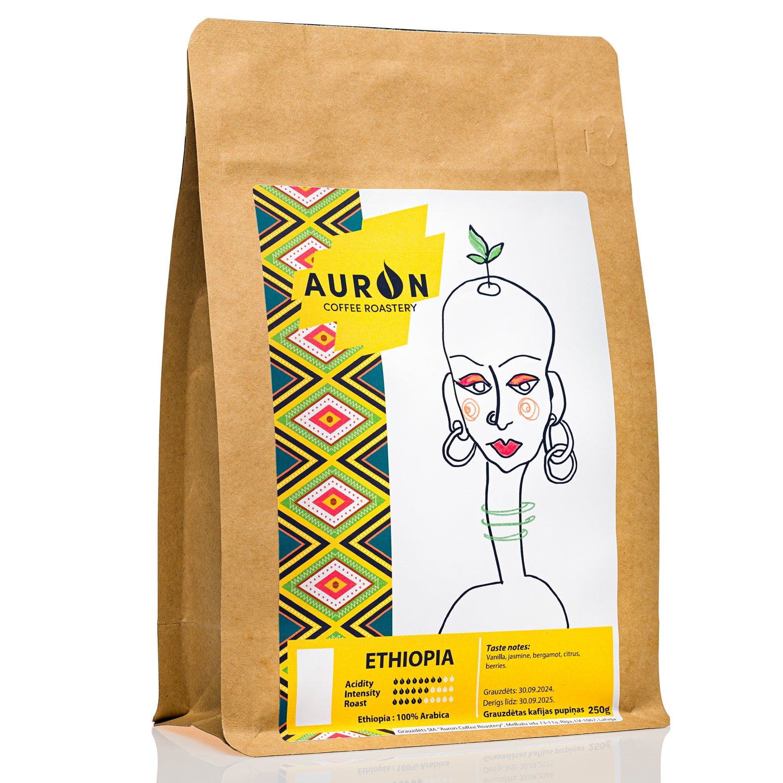 Maltā kafija ETHIOPIA Yirgacheffe KURUME - AURON COFFEE ROASTERY