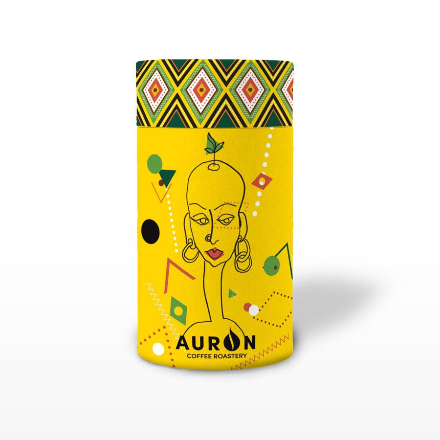 PREMIUM - svaigi grauzdēta kafija elegantā bundžā 200g - AURON COFFEE ROASTERY