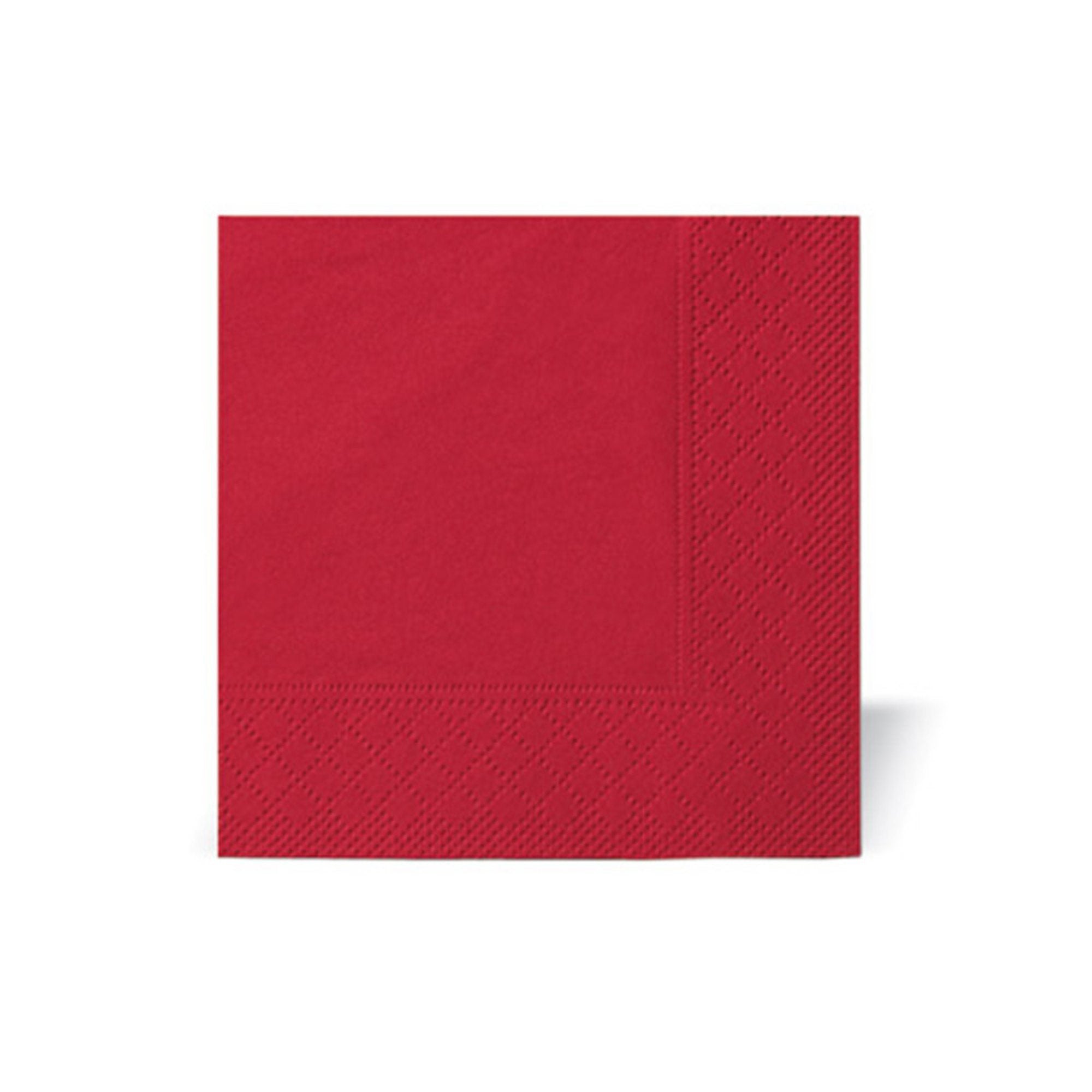 Salvetes lielās sarkanas 33x33 cm 3 slāņi Lenek 50gab./iep. - AURON COFFEE ROASTERY