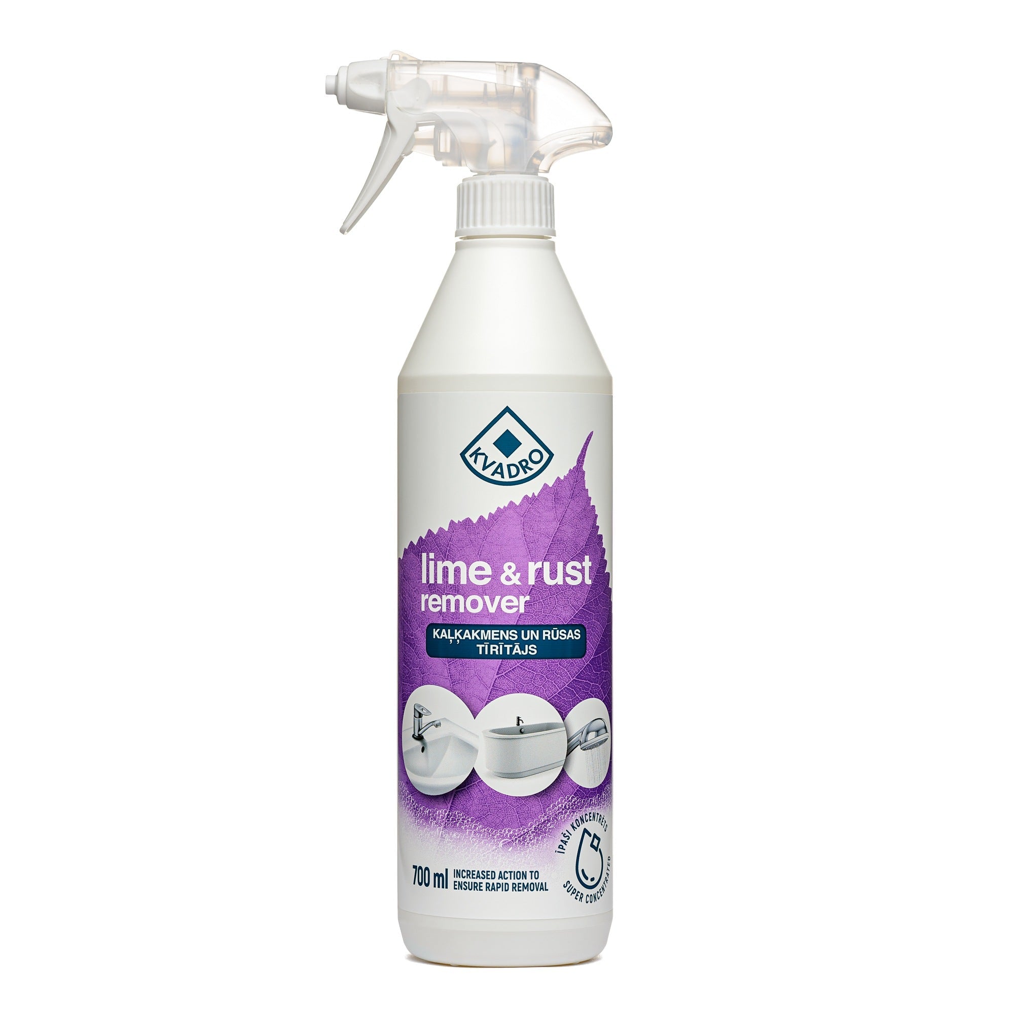Tīrīšanas līdzeklis kaļķakmens un rūsas noņemšanai Kvadro 700ml - AURON COFFEE ROASTERY