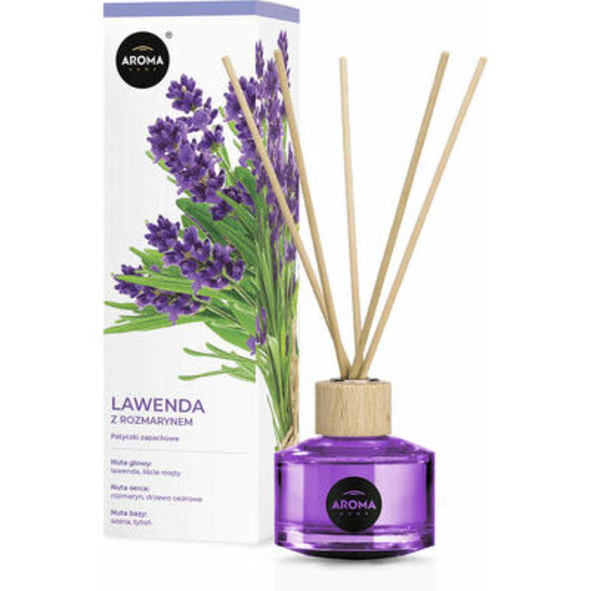 Aromātiskie kociņi Basic Lavander with Rosemary 50ml - AURON COFFEE ROASTERY