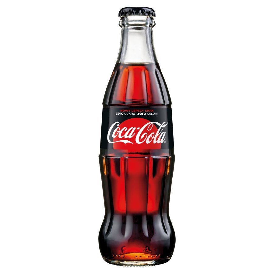 Atspirdzinošais dzēriens Coca Cola Zero 250ml stikla pudelē - AURON COFFEE ROASTERY