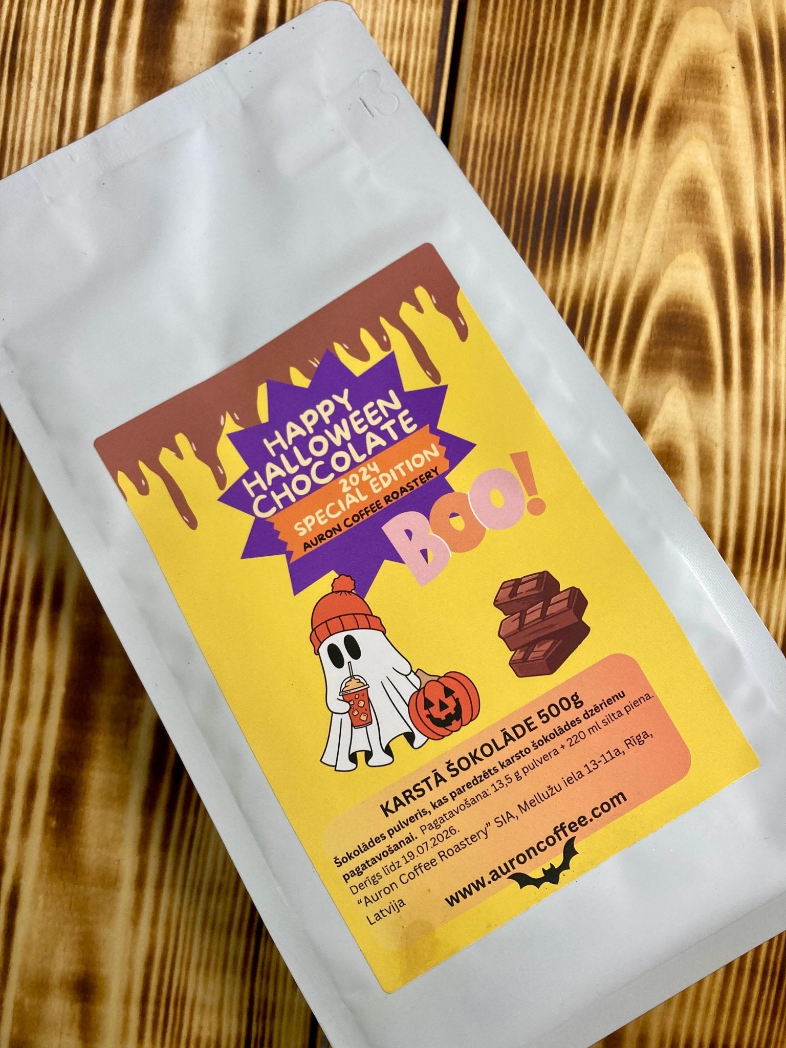 HAPPY HALLOWEEN CHOCOLATE Karstās šokolādes dzēriens 500g - AURON COFFEE ROASTERY