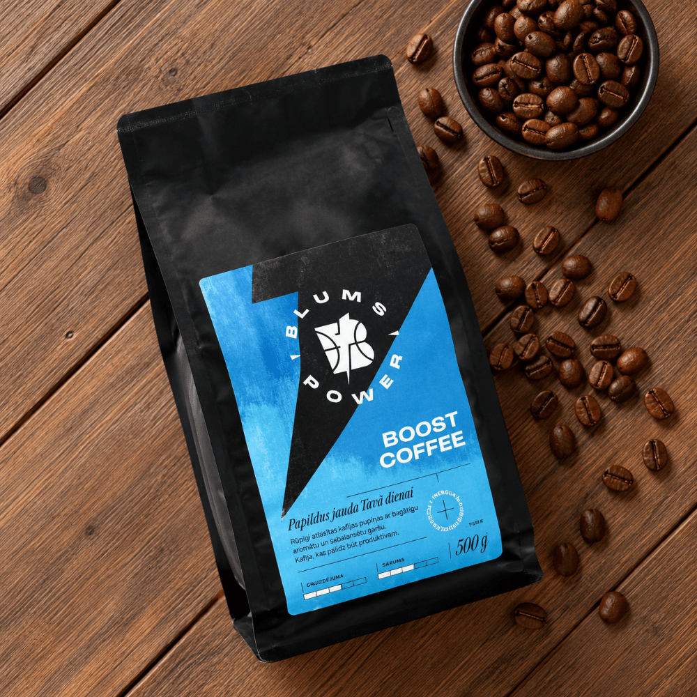 Kafija, pupiņu, Blums Power Boost, 500g - AURON COFFEE ROASTERY
