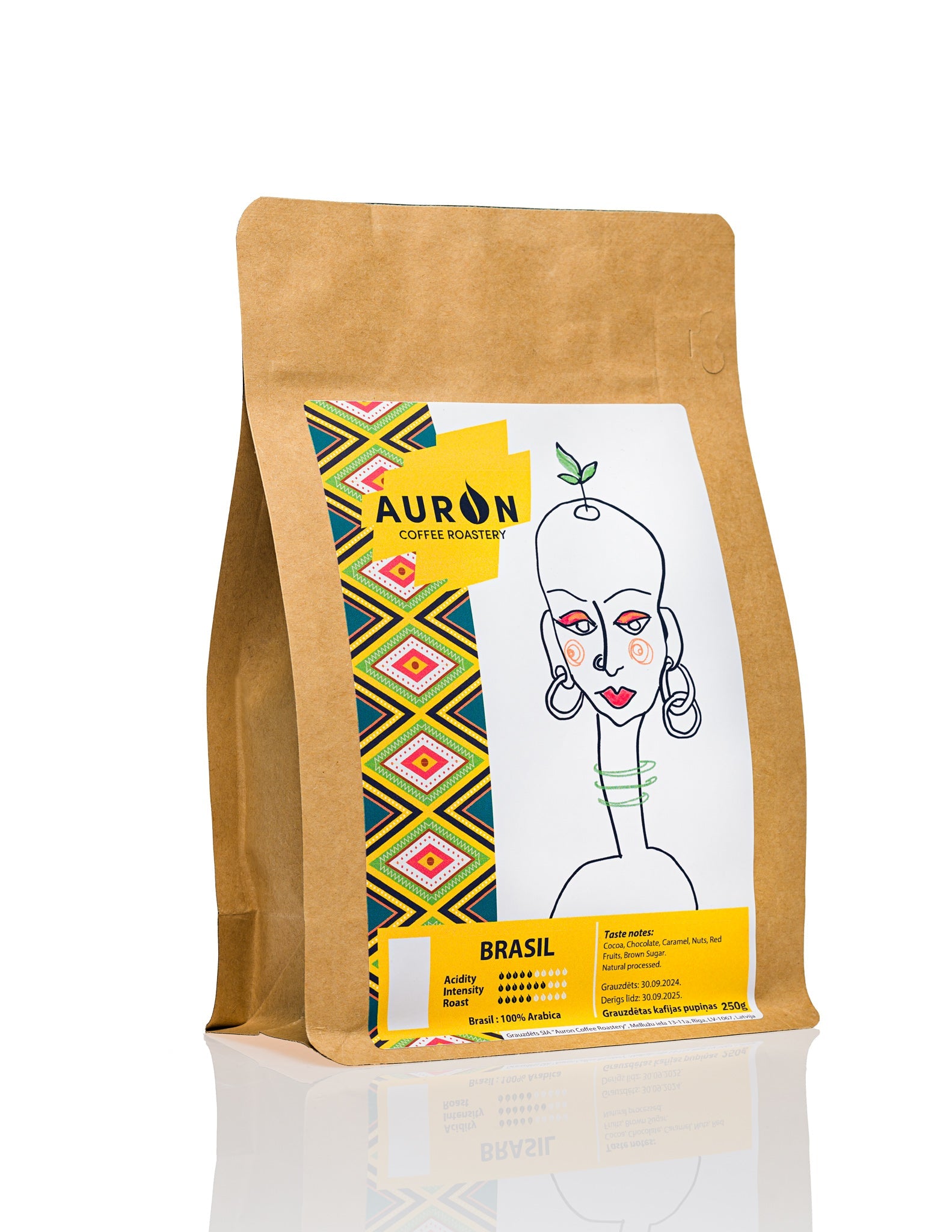 Kafijas pupiņas Brasil Santos Sweet Harmony - AURON COFFEE ROASTERY