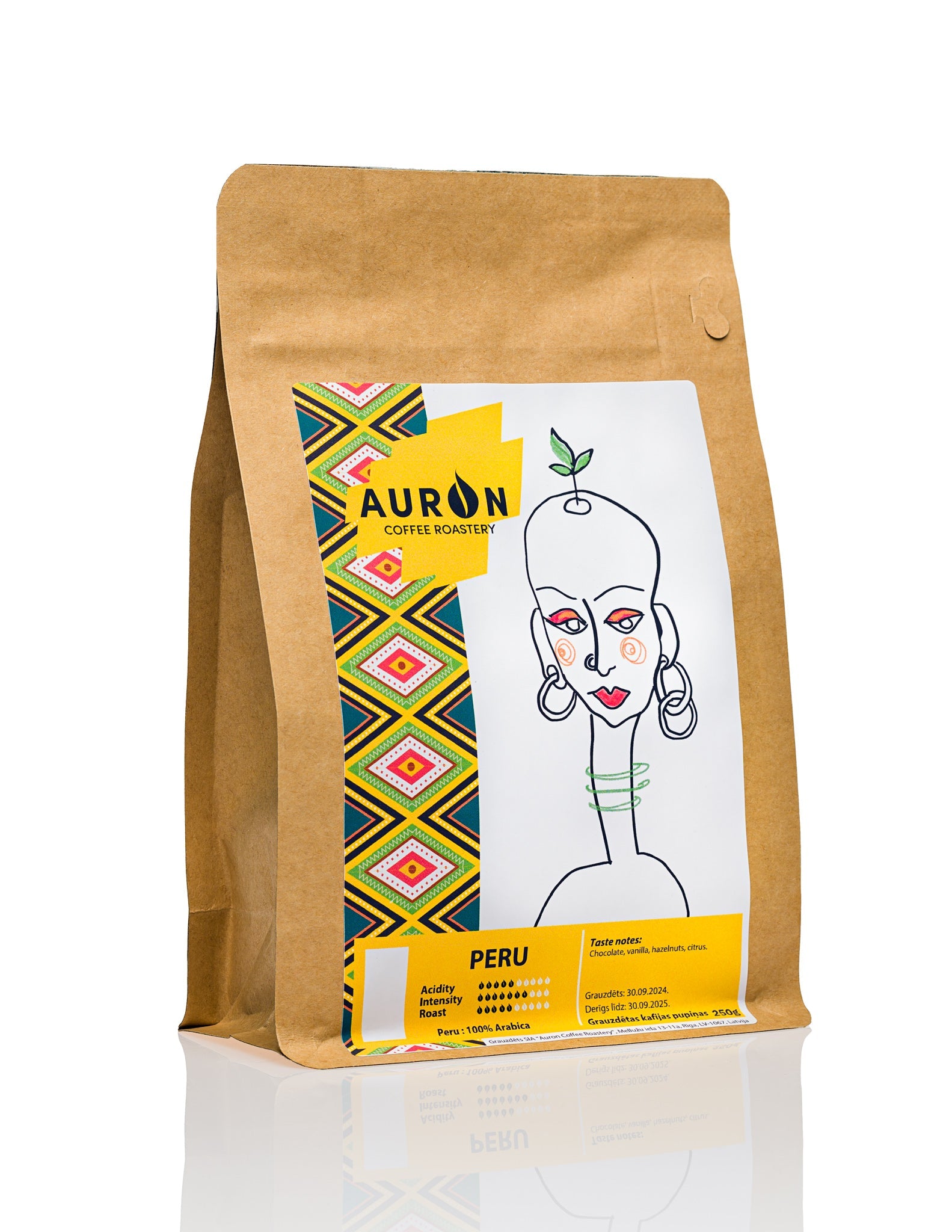 Kafijas pupiņas PERU - AURON COFFEE ROASTERY