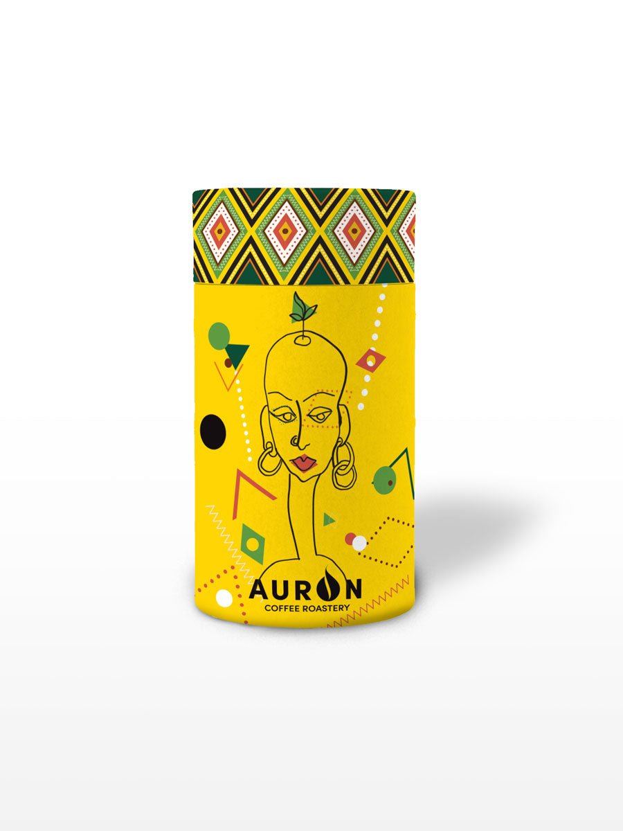 PREMIUM - svaigi grauzdēta kafija elegantā bundžā 200g - AURON COFFEE ROASTERY