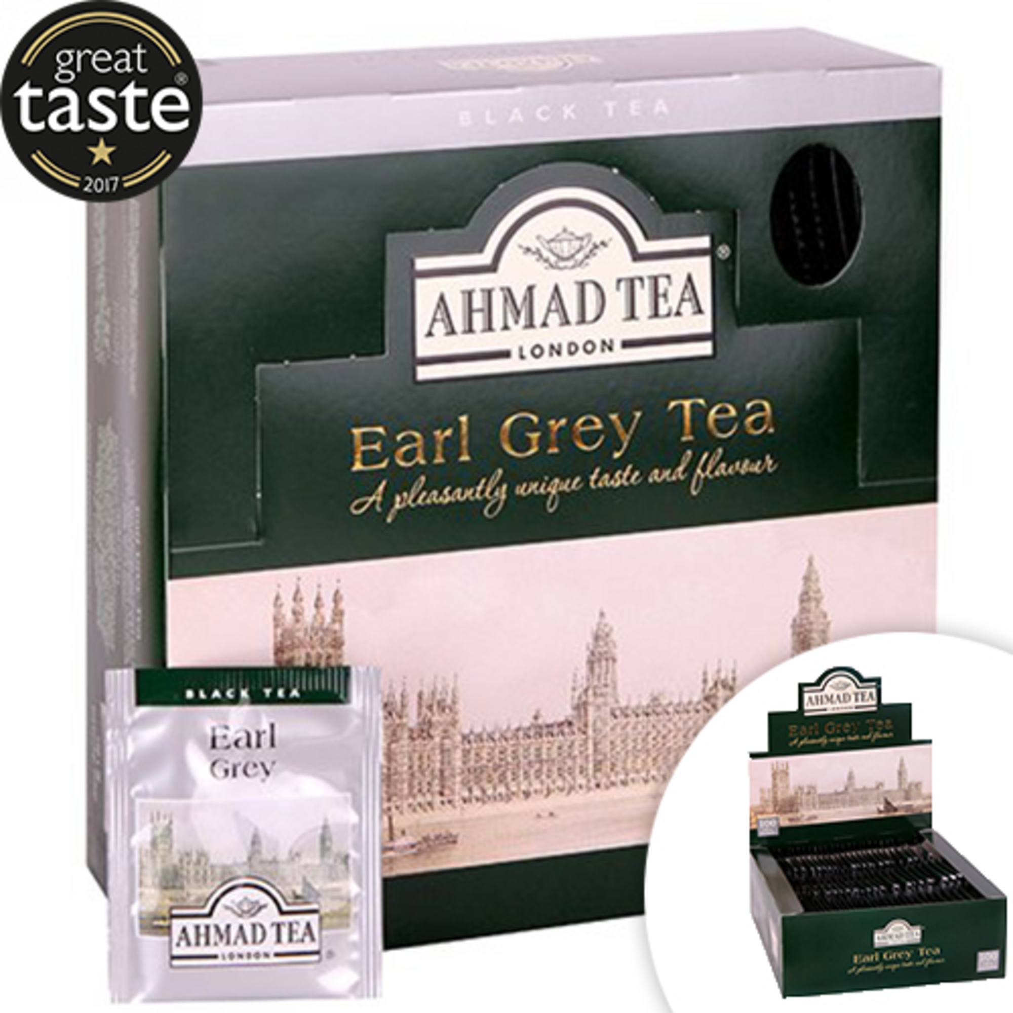 Tēja Ahmad melnā Alu Earl Grey follija konvertos 100 gab - AURON COFFEE ROASTERY