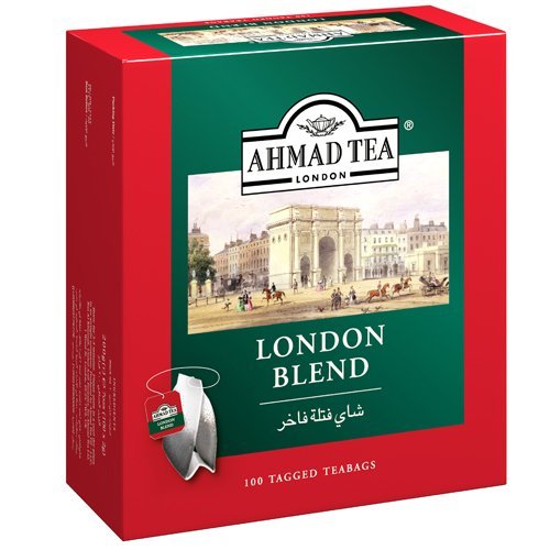 Tēja Ahmad melnā London Blend 100 gab. - AURON COFFEE ROASTERY