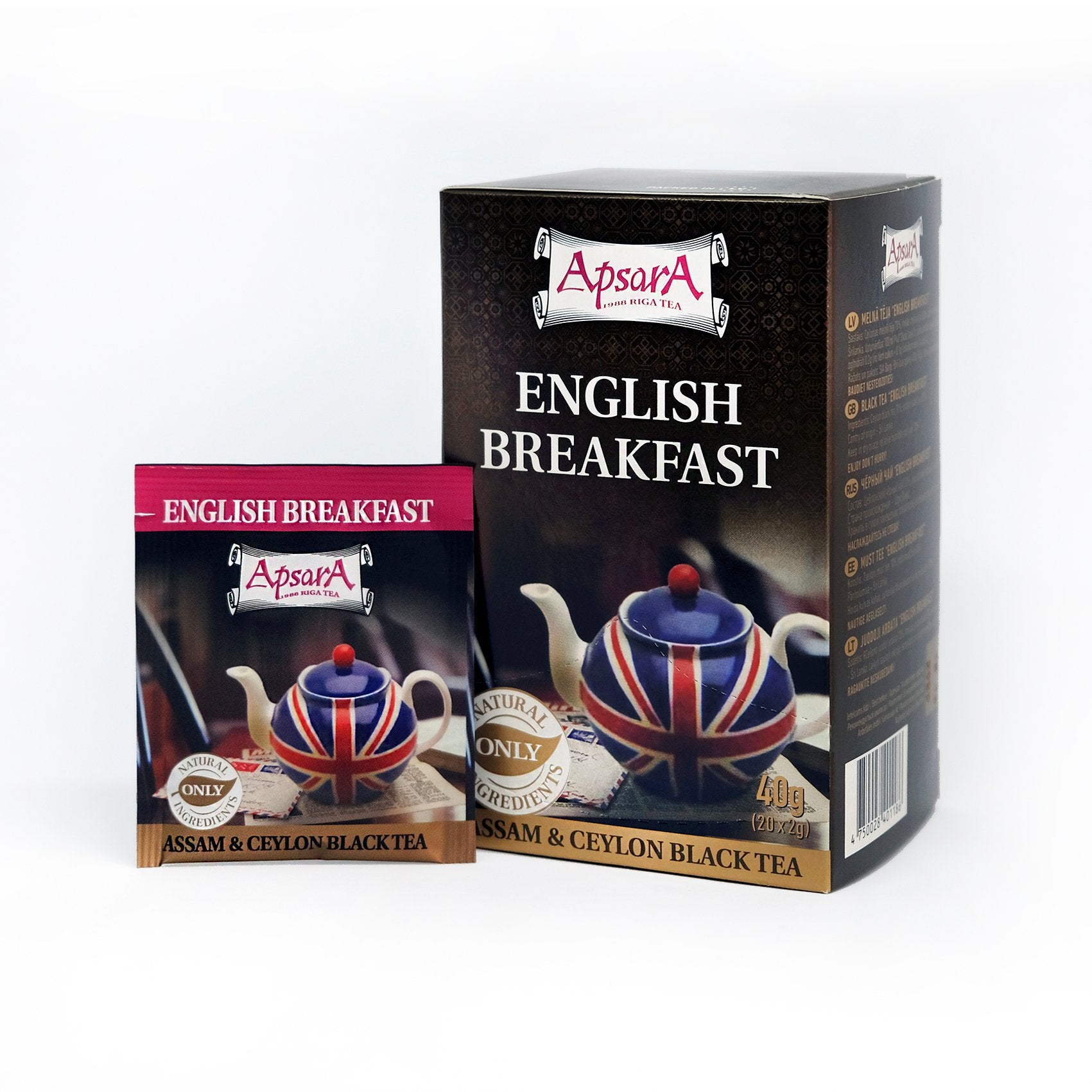 Tēja Apsara melnā English Breakfast 20 gab. - AURON COFFEE ROASTERY