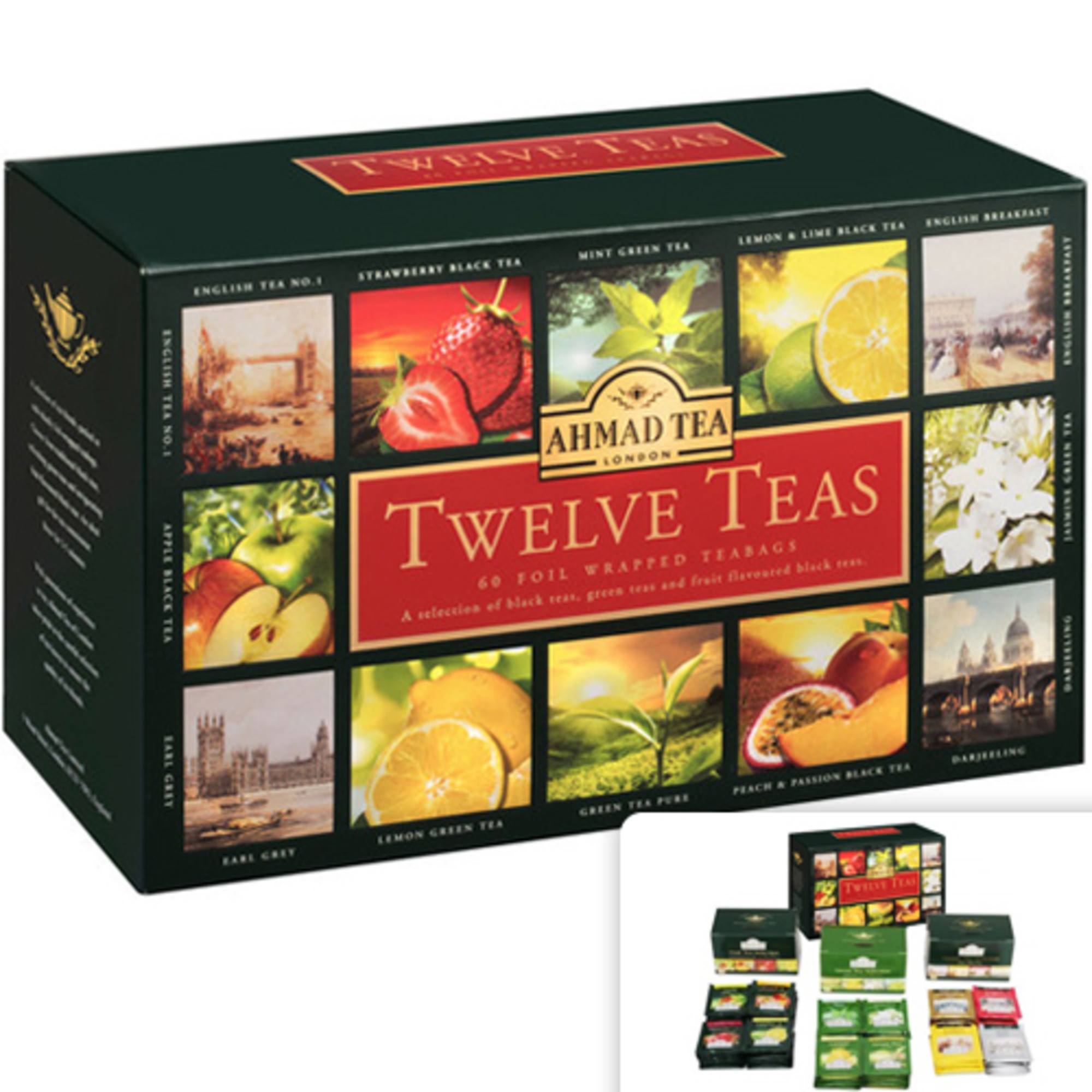 Tējas izlase Twelve teas Ahmad 60 gab. - AURON COFFEE ROASTERY